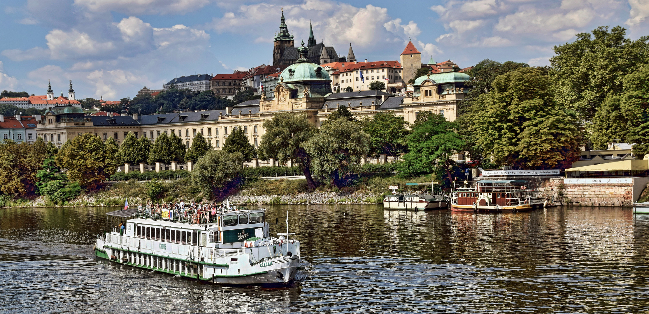 Blick auf Prag an der Moldau, Czech Republic