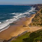 Blick auf Praia do Cordoama Portugal West Coast