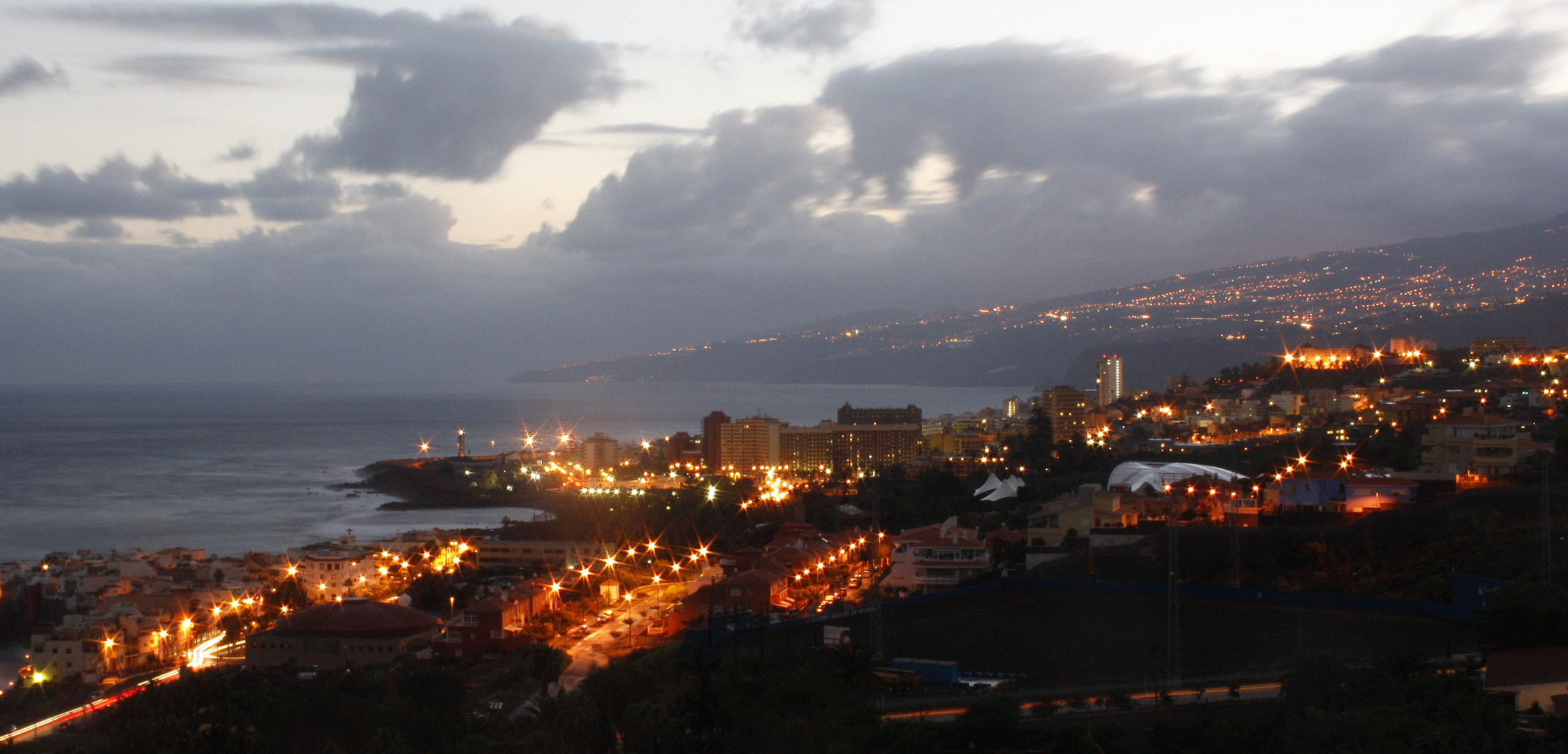 Blick auf Puerto de la Cruz