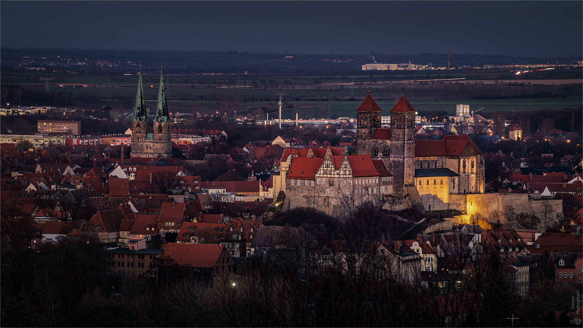 Blick auf Quedlinburg