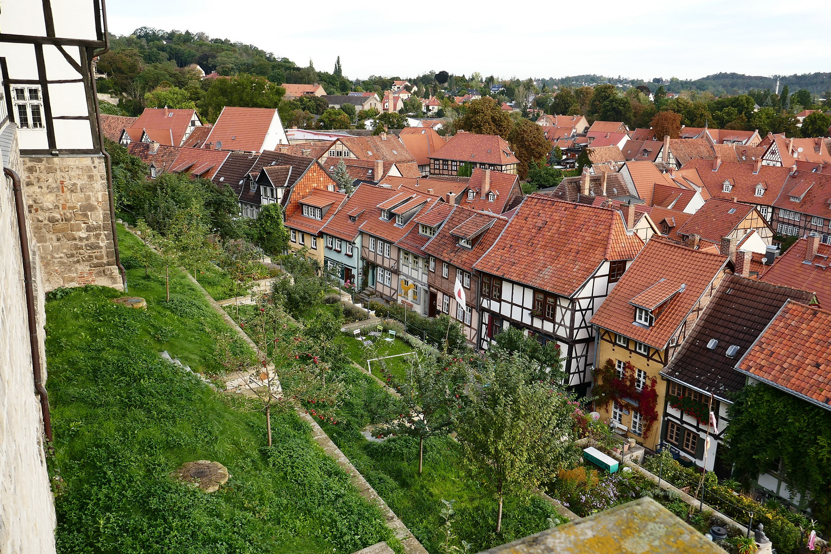 Blick auf Quedlinburg