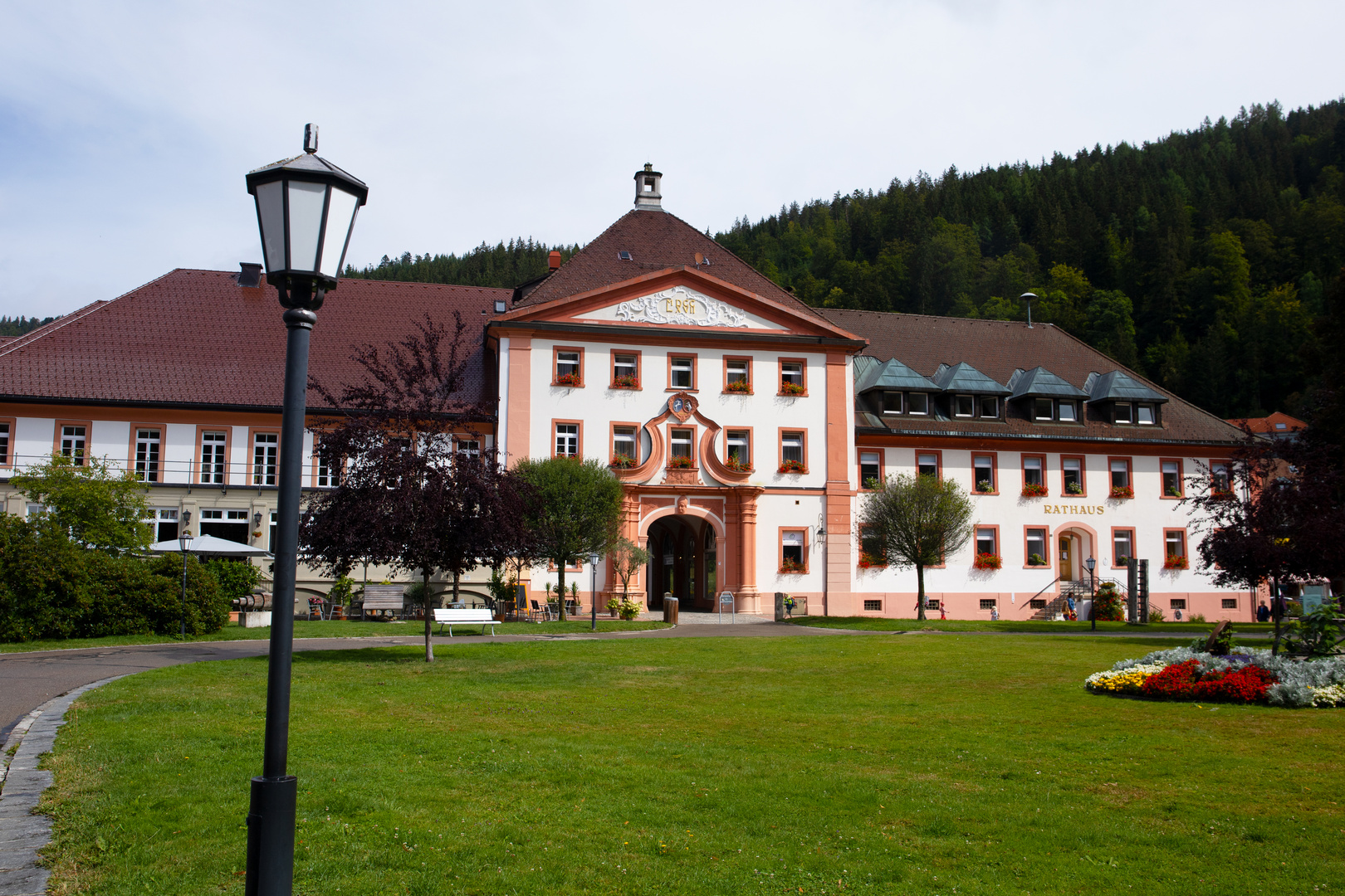 Blick auf Rathaus St. Blasien