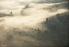 Blick auf Rathen von der Bastei