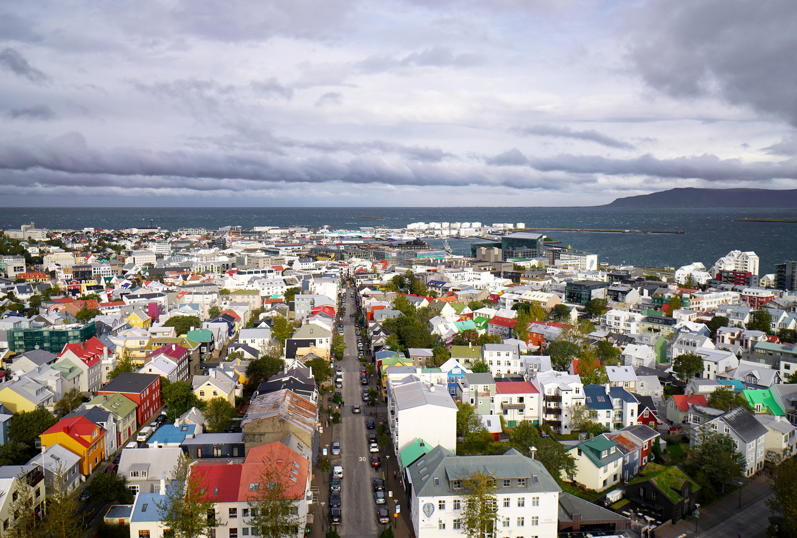 Blick auf Reykjavik