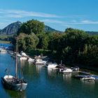 Blick auf Rhein und Drachenfels