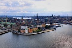 Blick auf Riddarholmen und Gamla Stan