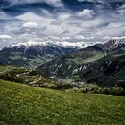 Blick auf Ried im Oberinntal