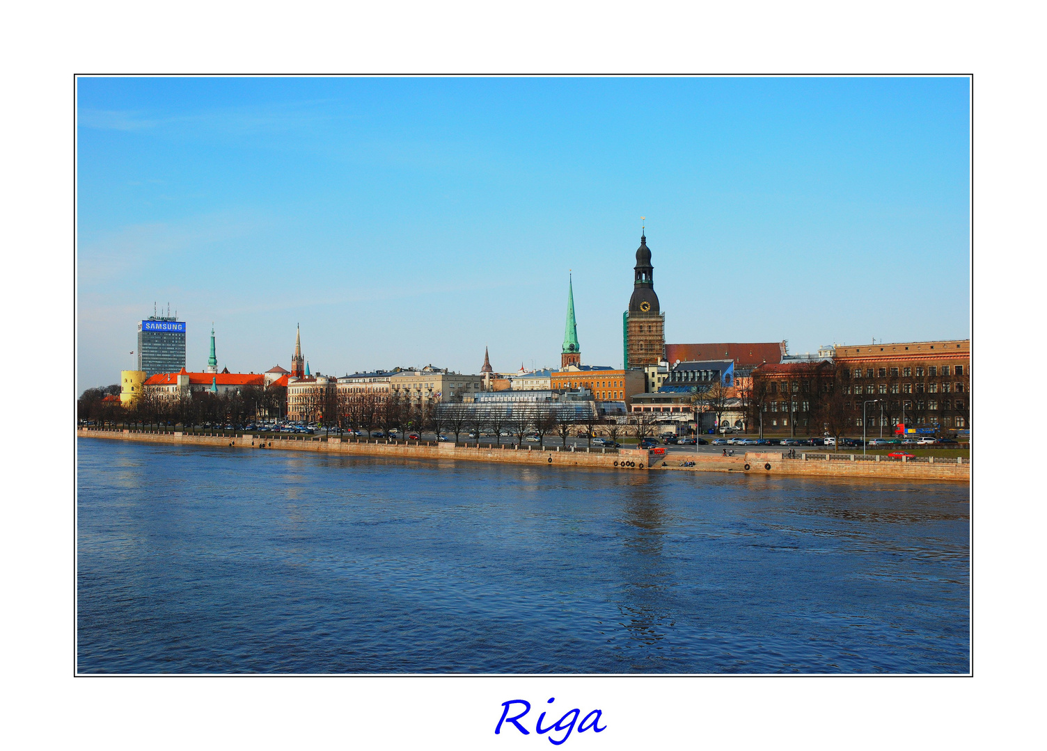 Blick auf Riga