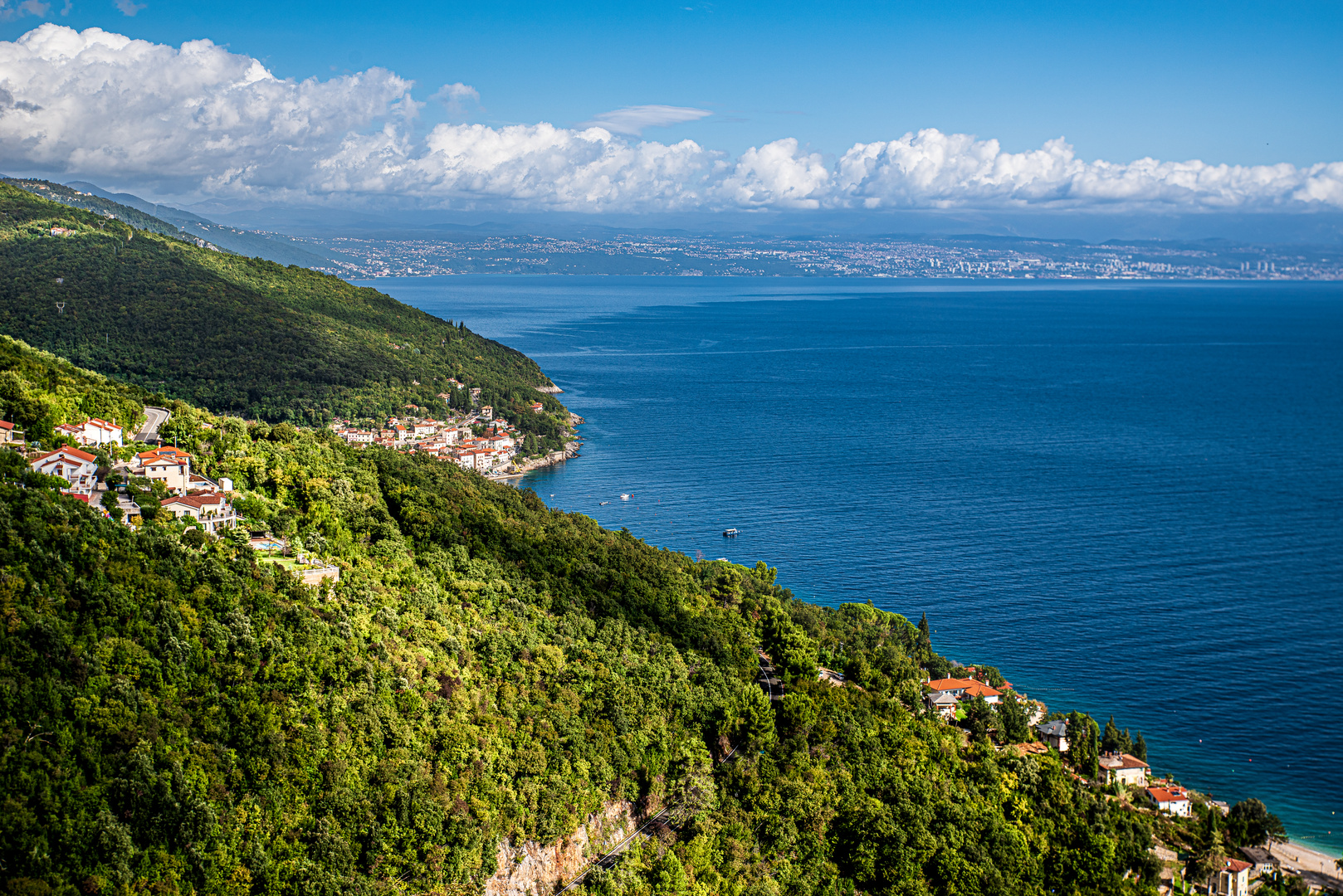 Blick auf Rijeka