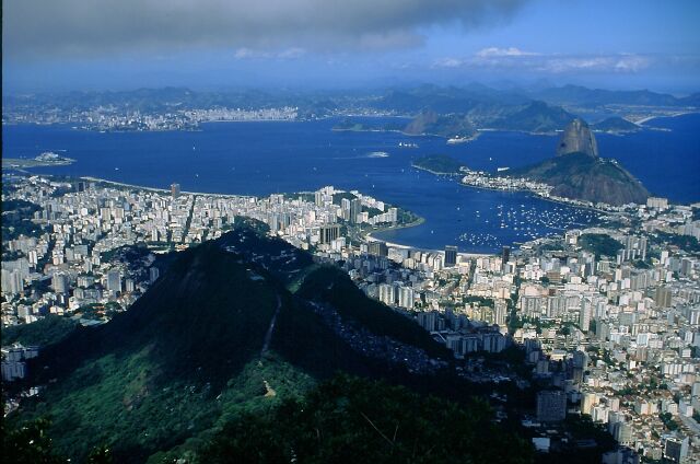 Blick auf Rio de Janeiro, Brasilien