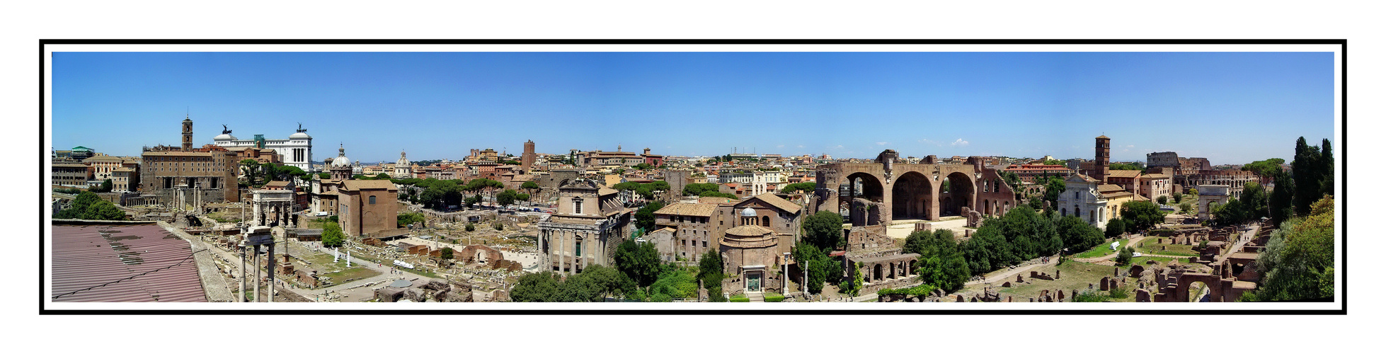 Blick auf Rom - Forum Romanum