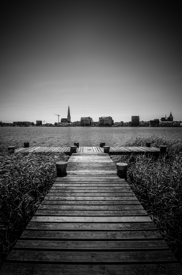 Blick auf Rostock