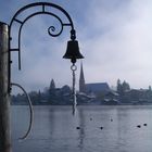 Blick auf Rottach-Egern im Winter