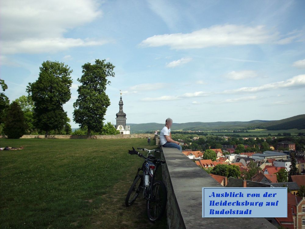 Blick auf Rudolstadt von MenCar 