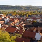 Blick auf Rudolstadt vom Schloß Heidecksburg