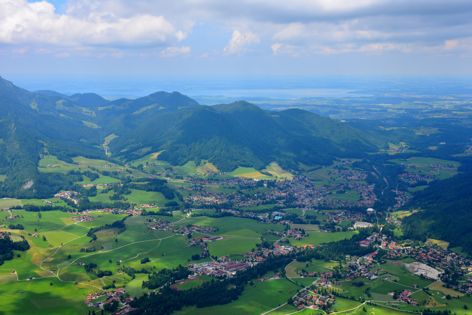 Blick auf Ruhpolding