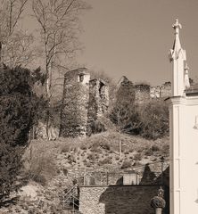 blick auf ruine