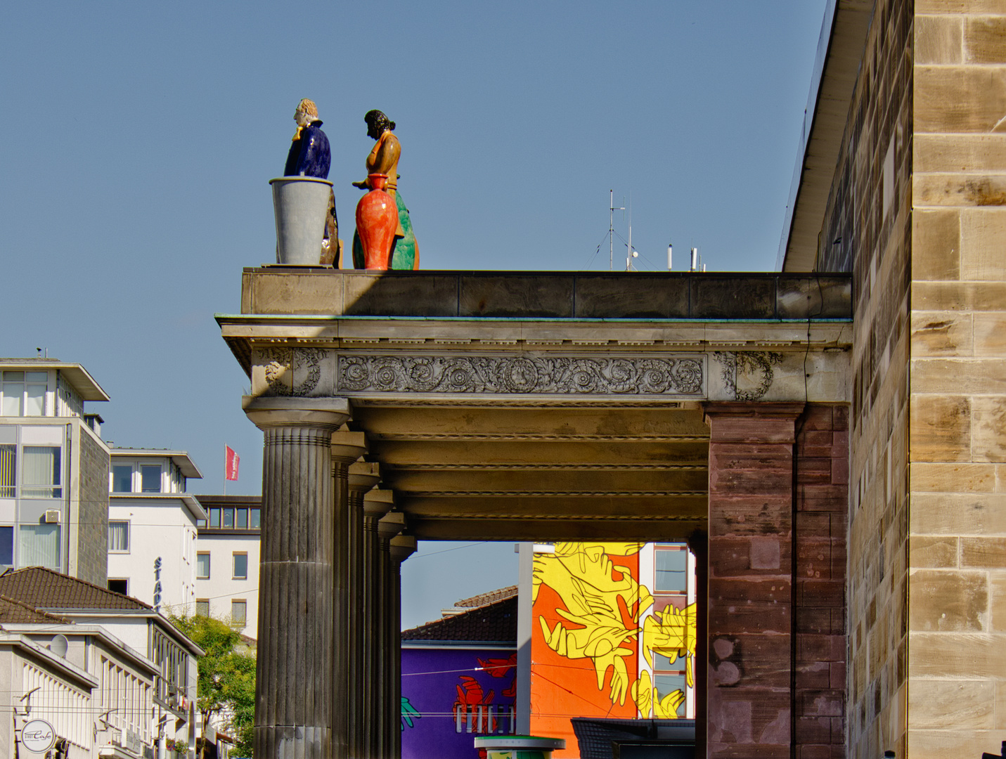 Blick auf ruruHaus, Documenta 22