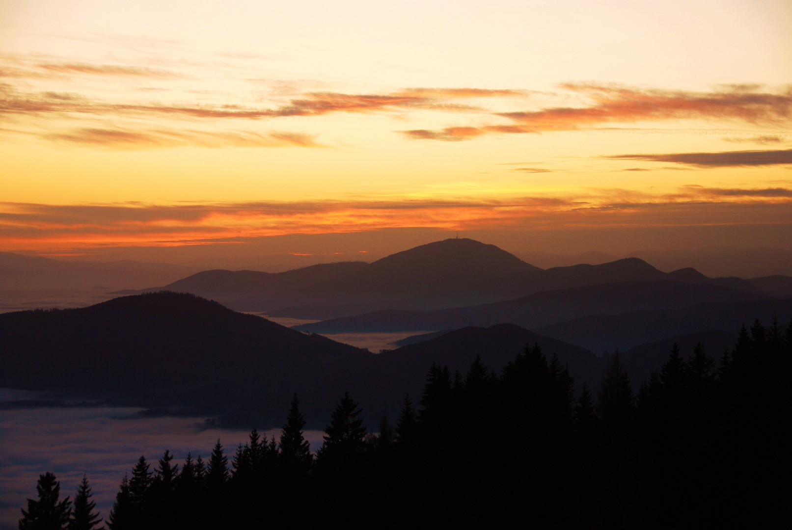 Blick auf `s Nebelmeer