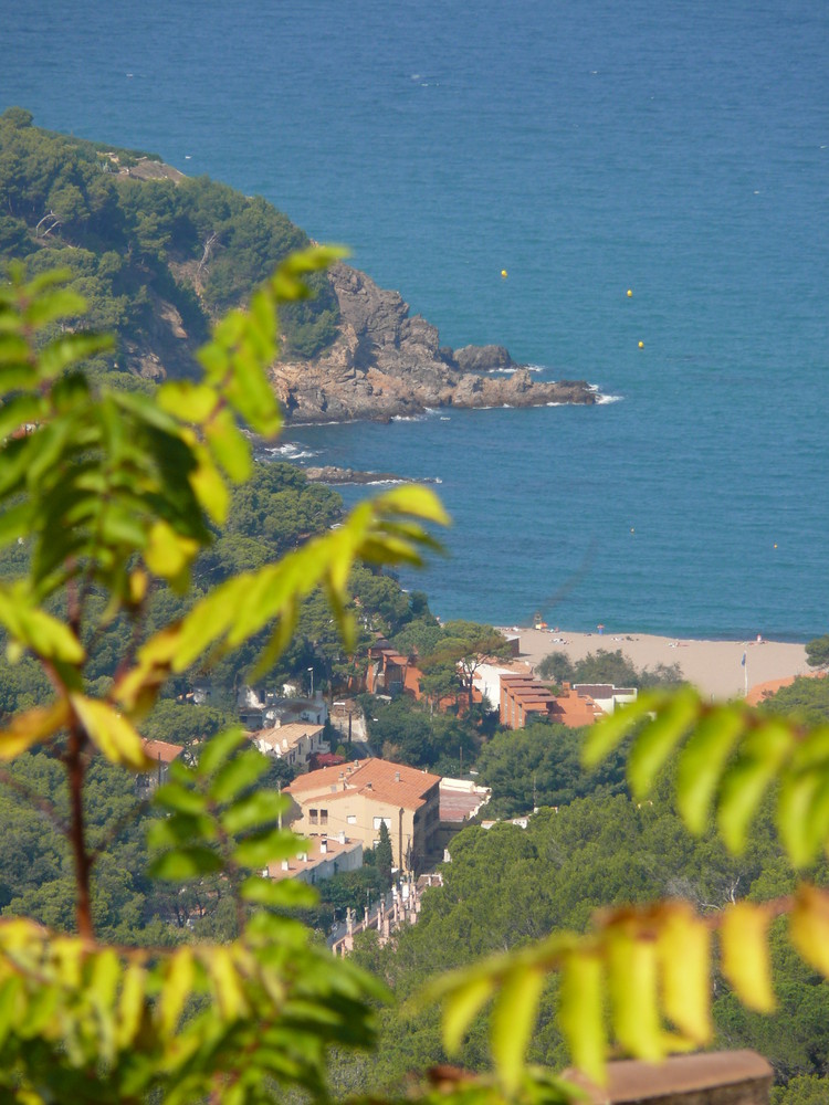 Blick auf Sa Riera bei Begur, Costa Brava