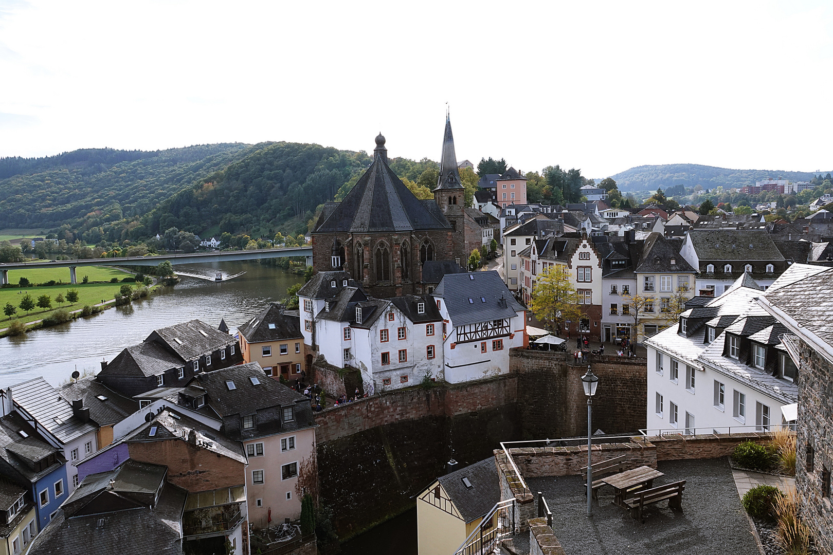 Blick auf Saarburg