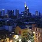 Blick auf Sachsenhausen und die Skyline