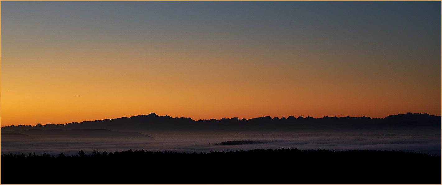 Blick auf Säntis und Churfirsten 