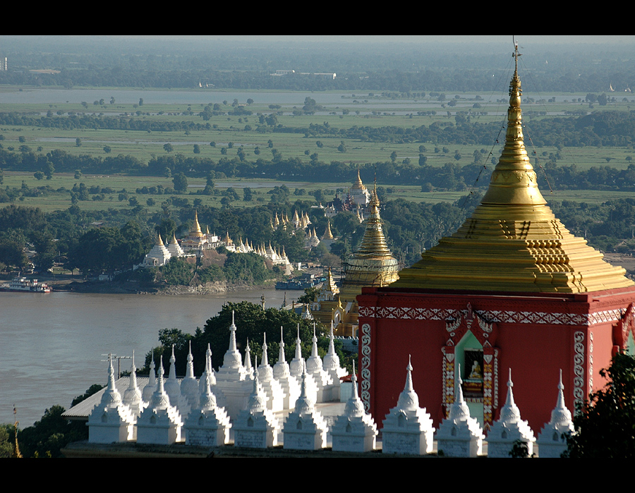 Blick auf Sagaing