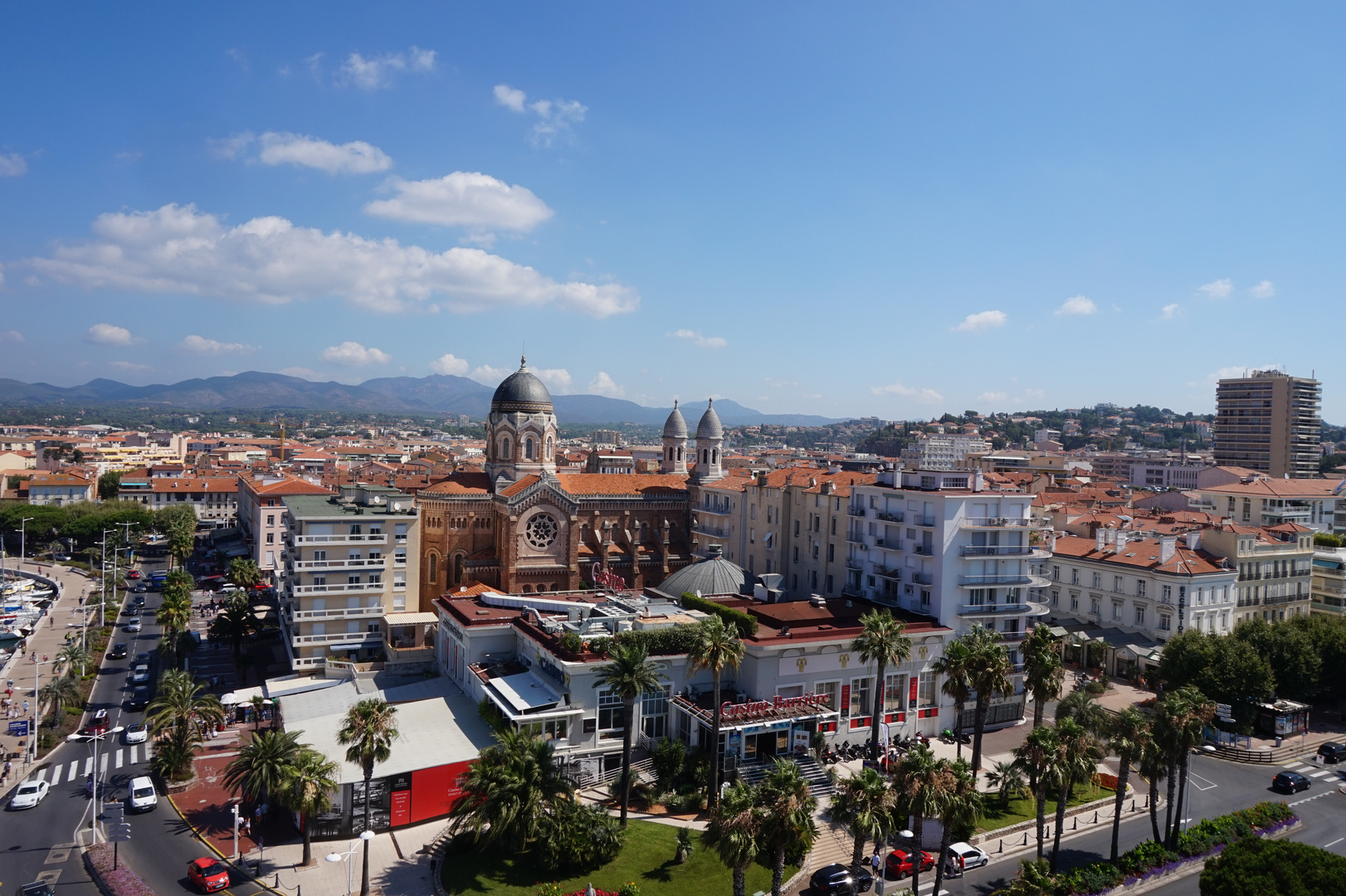 Blick auf Saint-Raphaël aus dem Riesenrad 2016