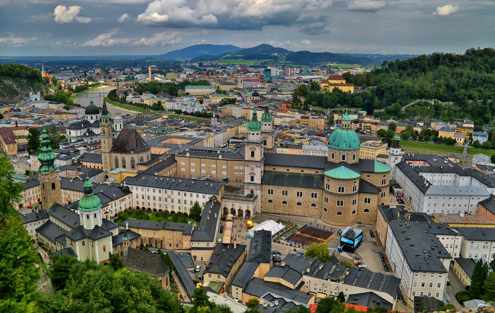 Blick auf Salzburg