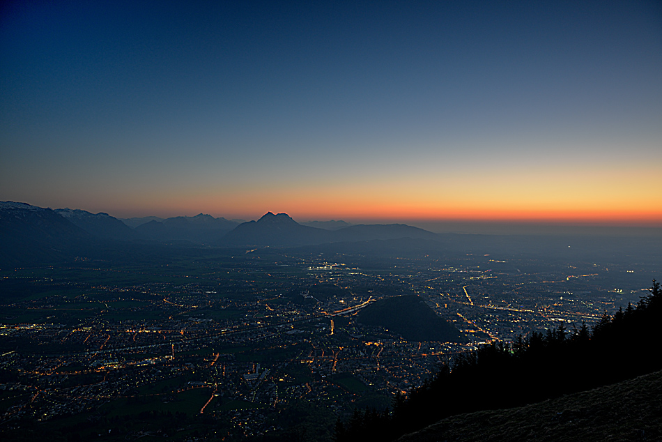 Blick auf Salzburg