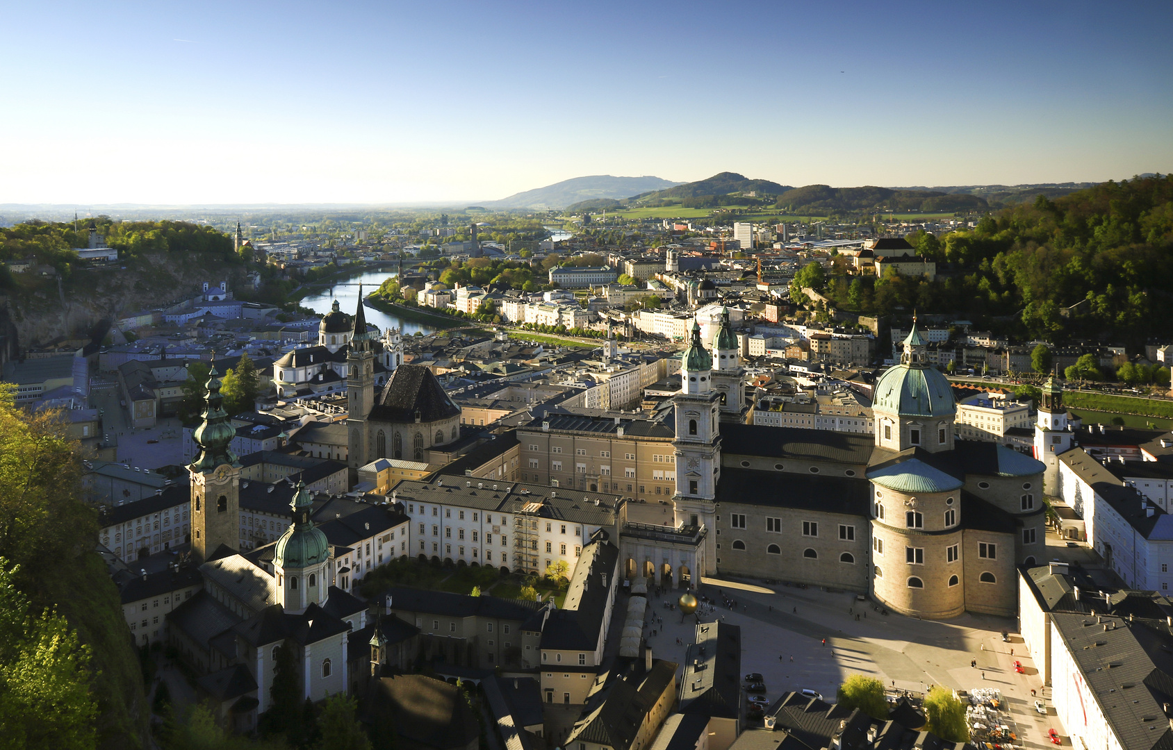 Blick auf Salzburg