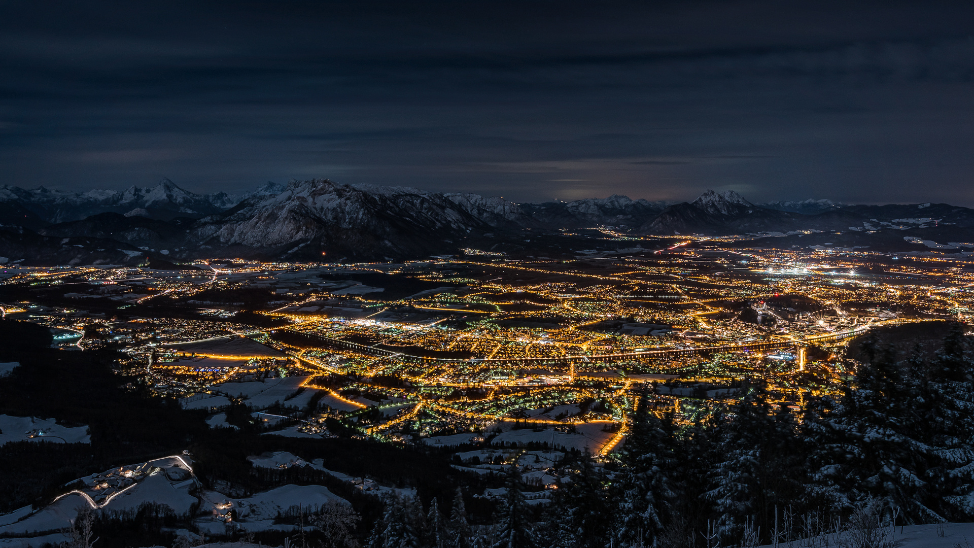 Blick auf Salzburg