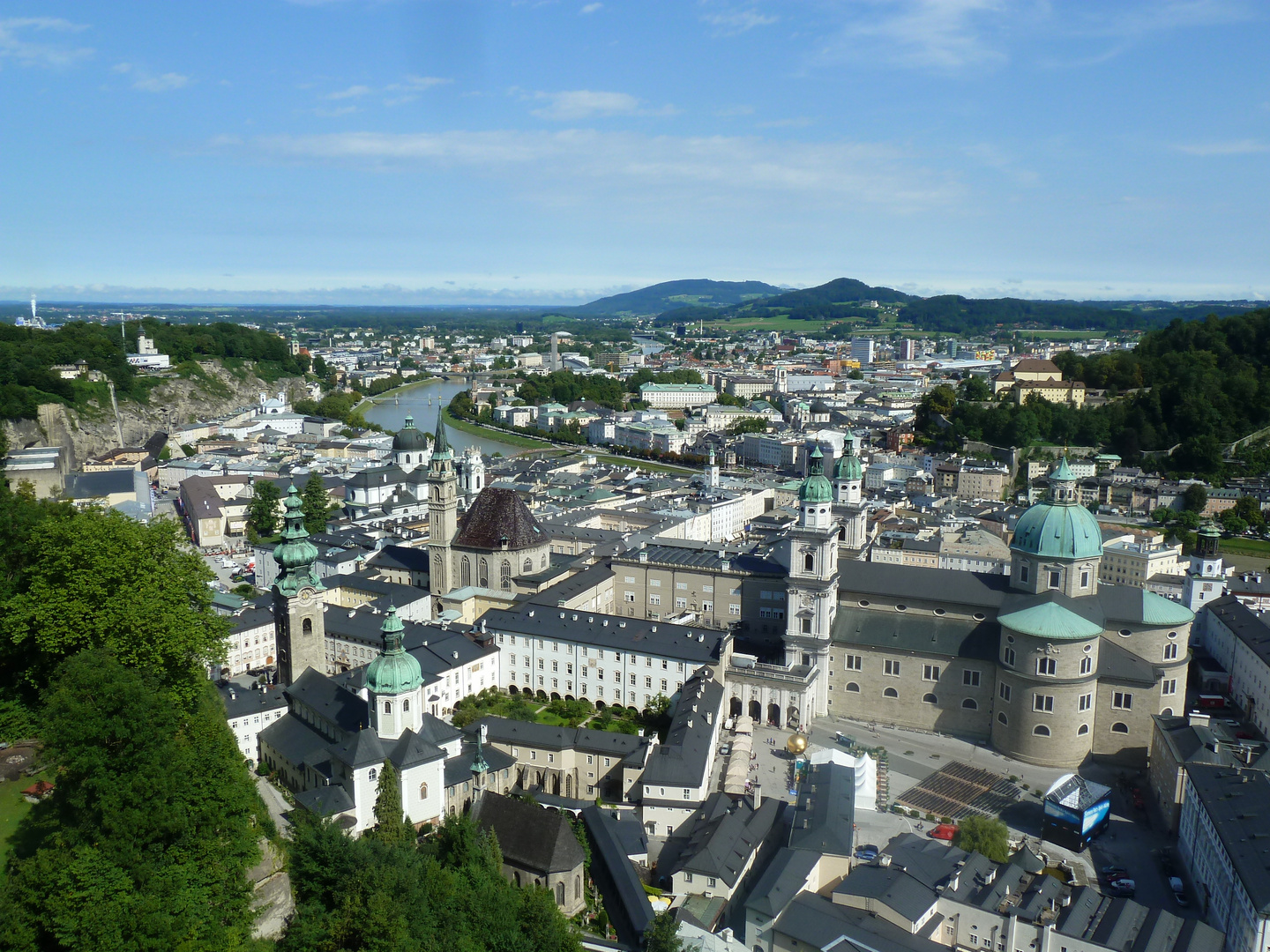 Blick auf Salzburg...