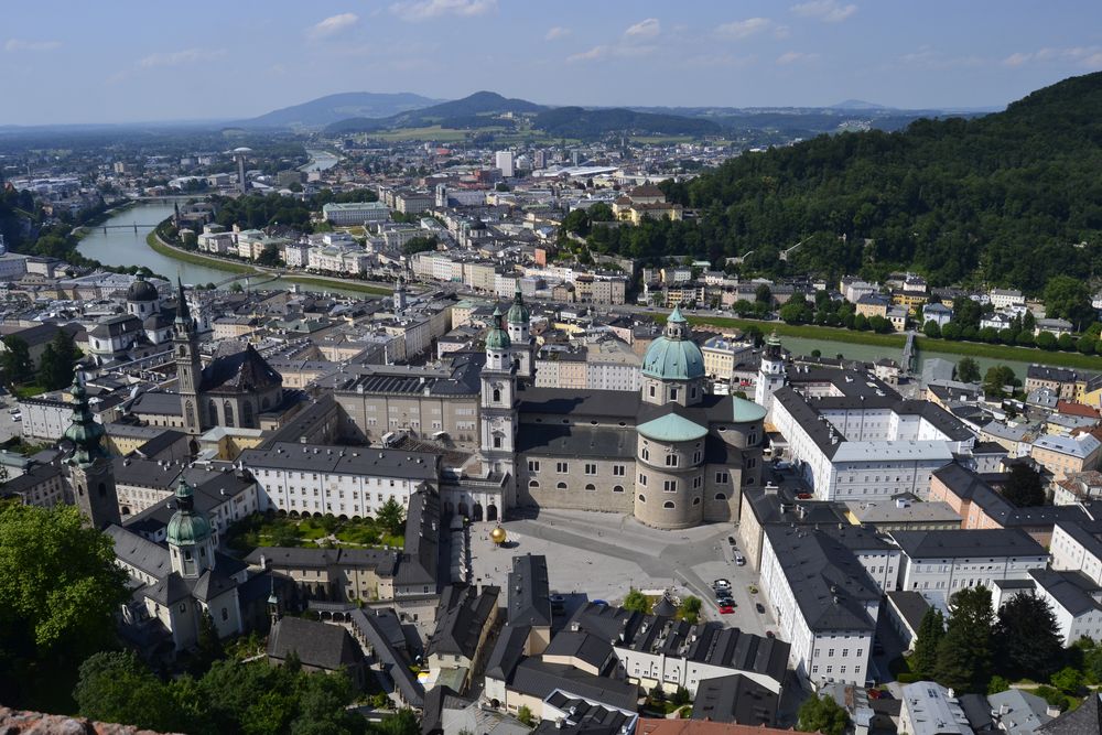 Blick auf Salzburg