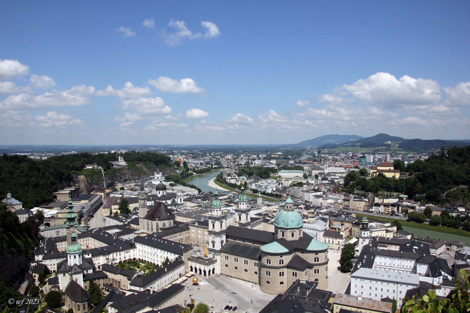 Blick auf Salzburg