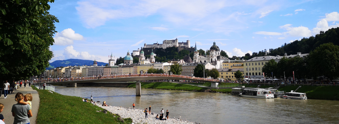 Blick auf Salzburg