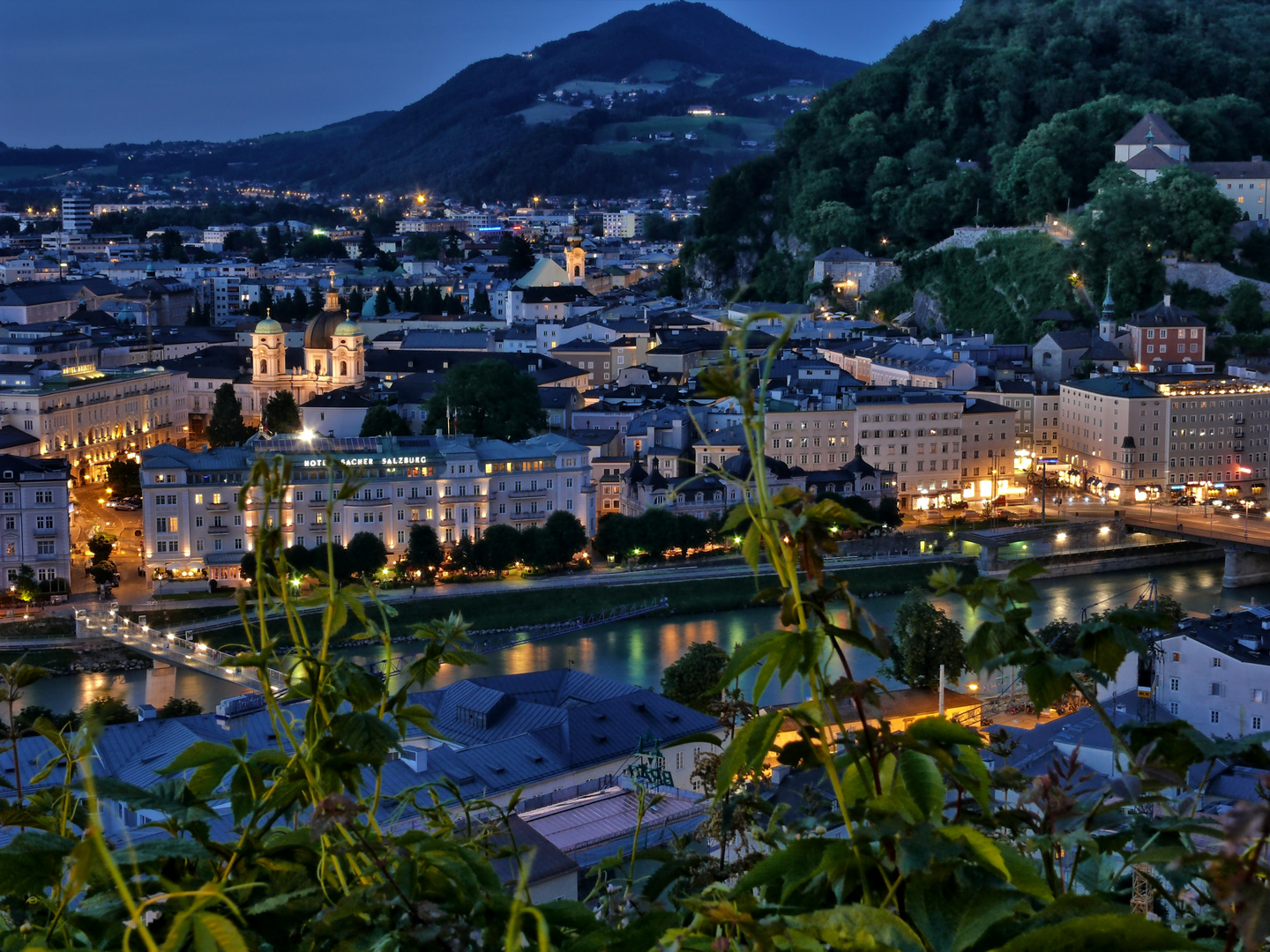 Blick auf Salzburg