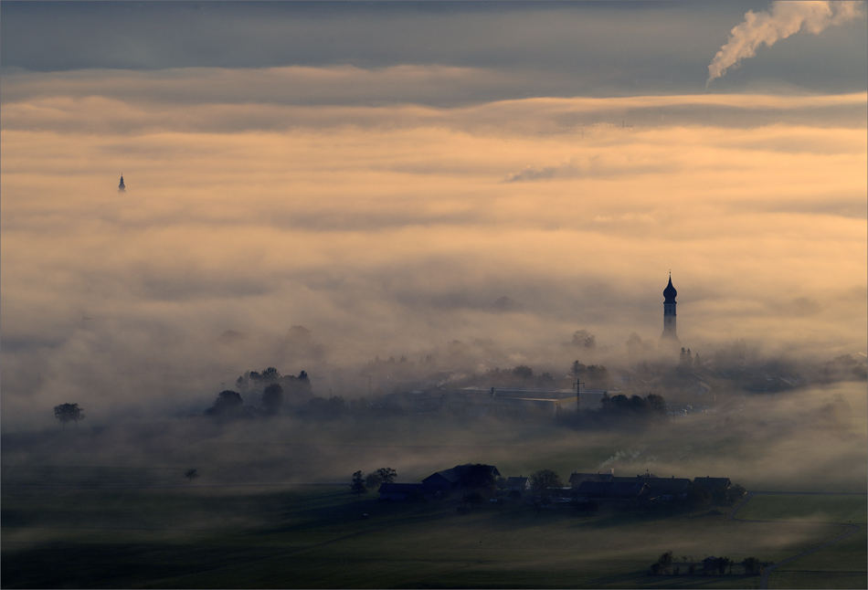 Blick auf Salzburg - nicht Toscana