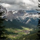 Blick auf San Cassiano ...