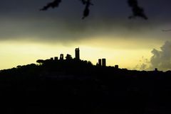 Blick auf San Gimignano