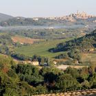 Blick auf San Gimignano, Toskana