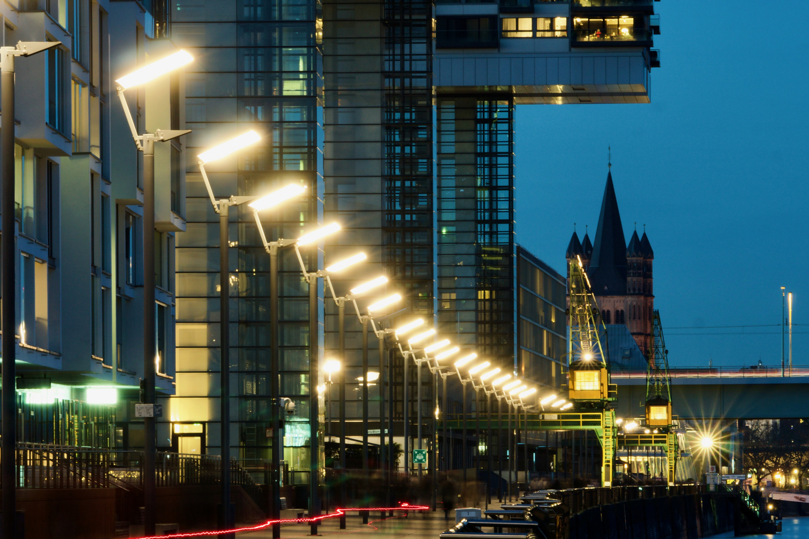 Blick auf Sankt Martin zu Köln