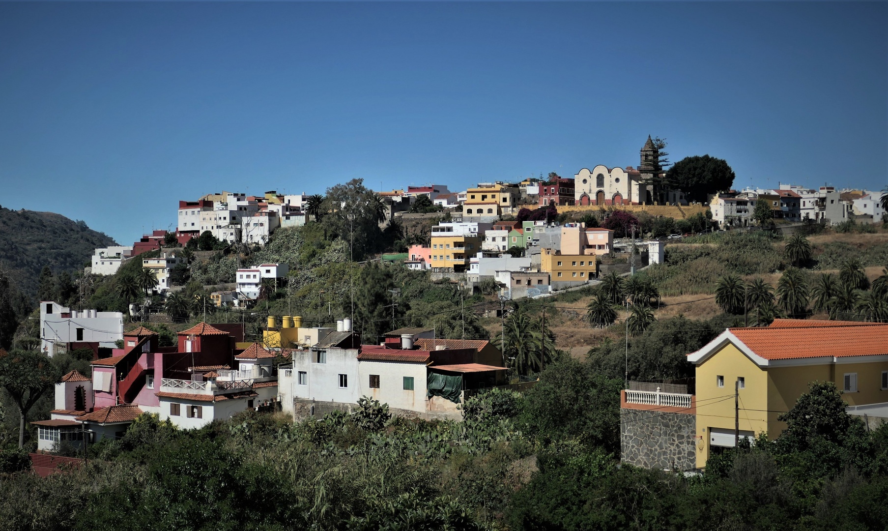 Blick auf Santa Brigida Foto & Bild spezial, himmel, landschaft