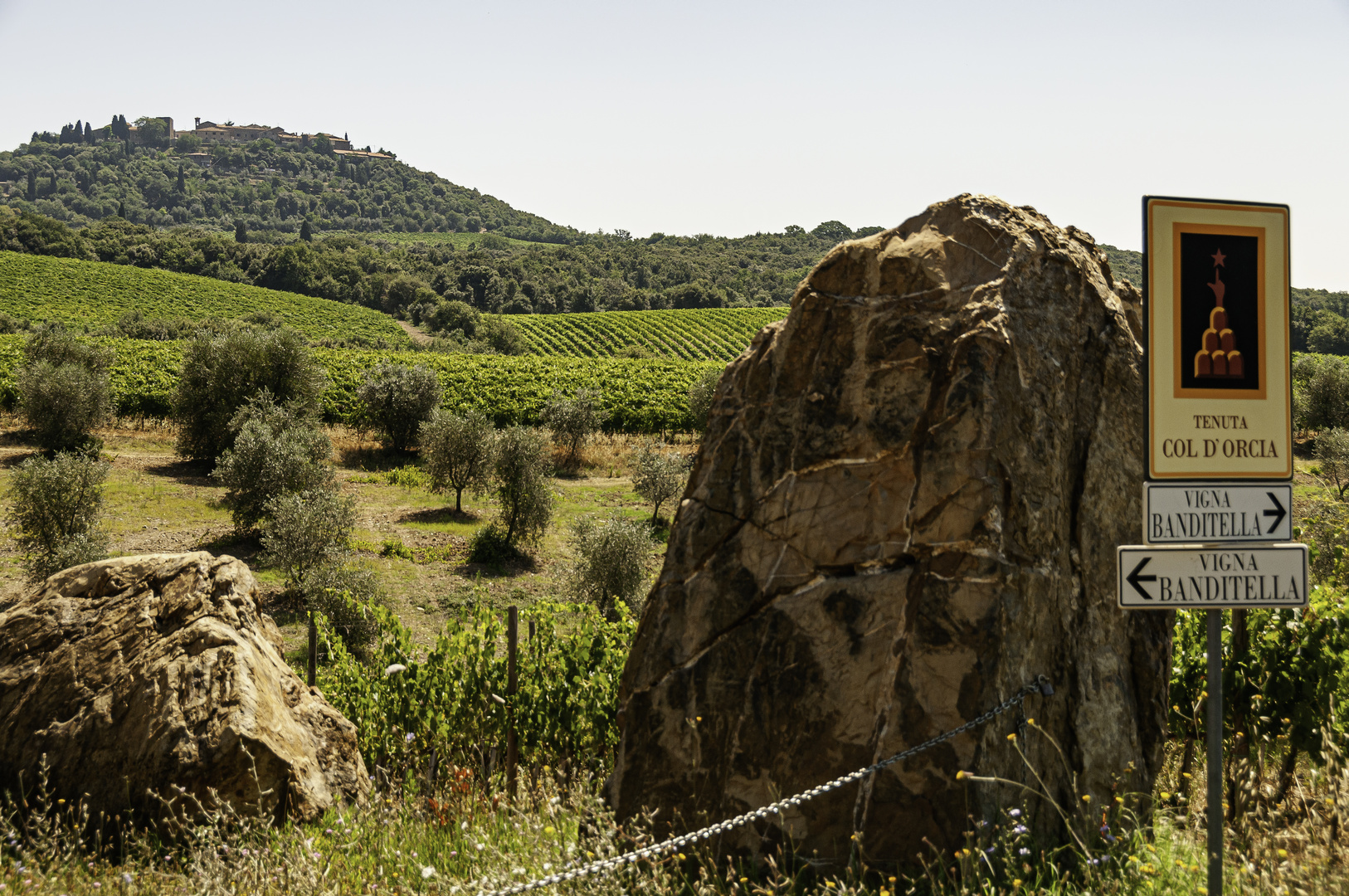 Blick auf Sant'Angelo in Colle