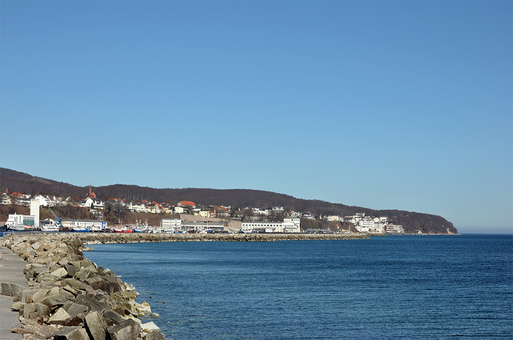 Blick auf Sassnitz