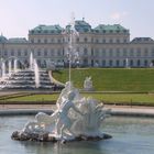 Blick auf Schloss Belvedere