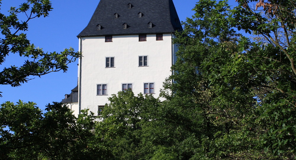 Blick auf Schloß Burgk 2...