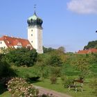 Blick auf Schloß Delitzsch vom St Georg Hospital