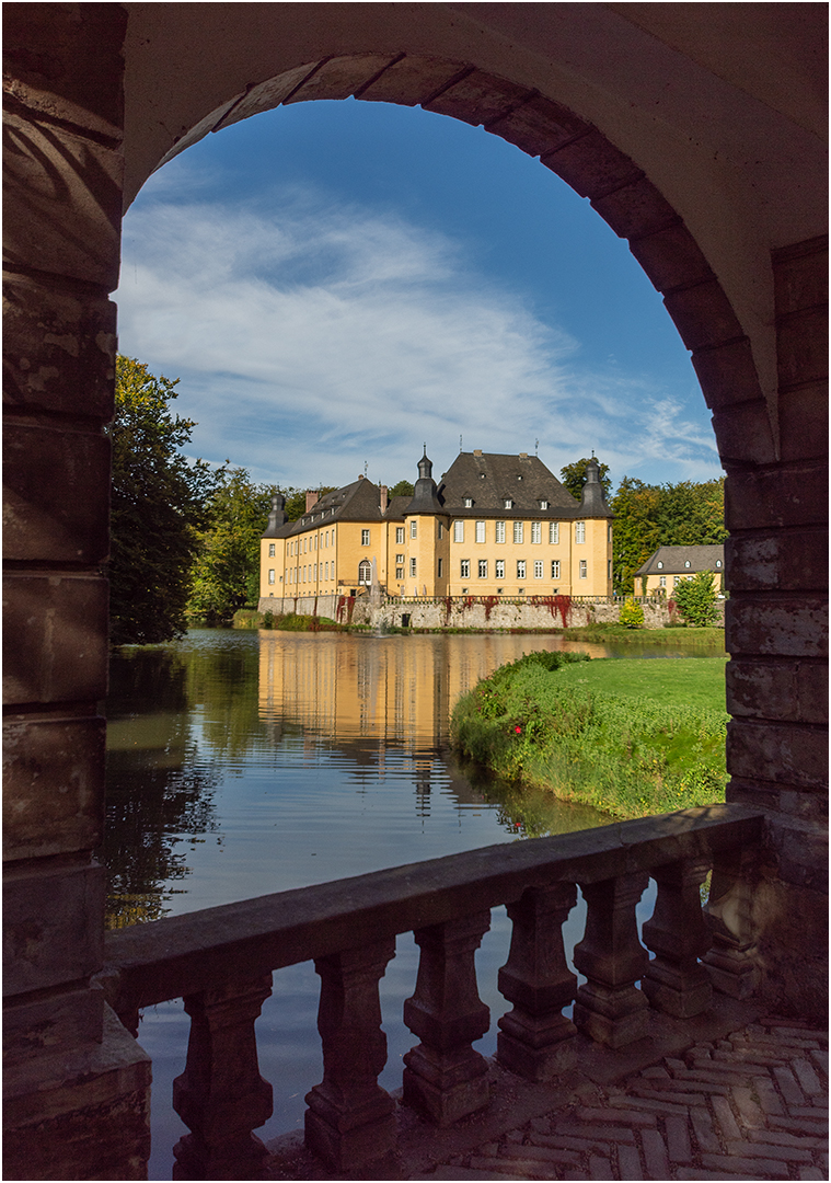 Blick auf Schloss Dyck